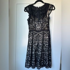 Parker Semi-Sheer Layered Dress